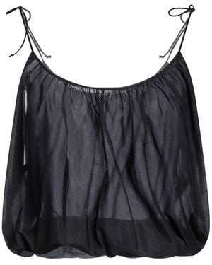 Tory Burch Minimal Versatile Solid Sleeveless Top - Black