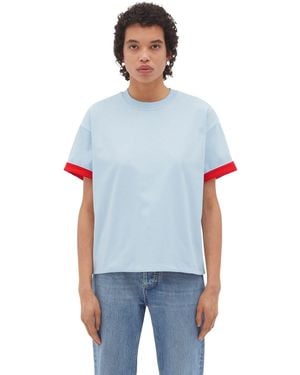 Bottega Veneta Crewneck T-Shirt - Blue