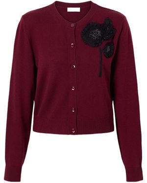 Erdem Wool Cardigan - Red