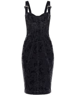 Versace Jeans Couture Couture Sleeveless Mini Dress - Black