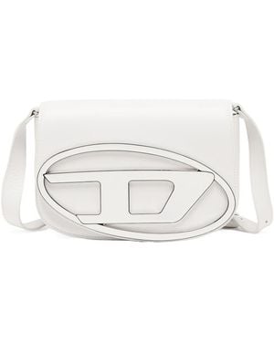 DIESEL 1Dr M-Iconic Medium Shoulder Bag - White