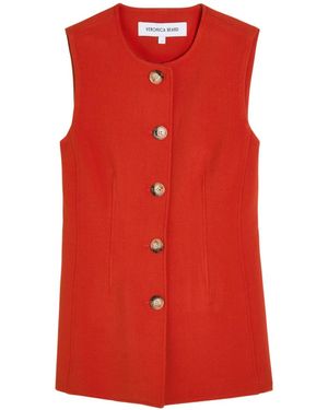 Veronica Beard Jessup Darted Tailored Vest