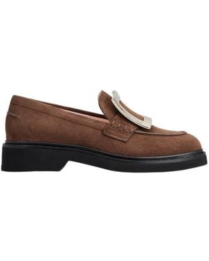 Roger Vivier Viv' Rangers Loafers - Brown