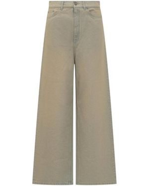 Stella McCartney Wide-Leg Jeans - Natural