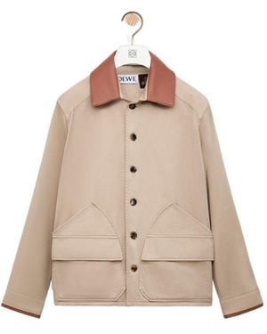 Loewe Long-Sleeved Casual Jacket - Natural