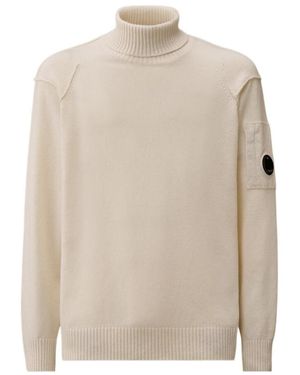 C.P. Company Turtleneck Sweater - Natural