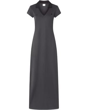 Courreges Extra Long Dress - Black