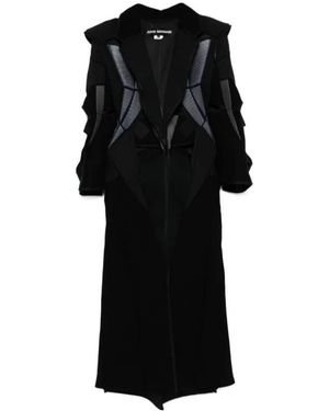 Junya Watanabe Padded-Panels Coat - Black