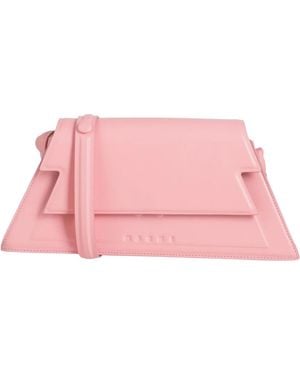 Marni Medium-Sized Minimalist Crossbody Bag - Pink
