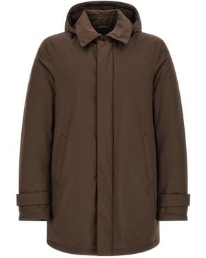 Herno Long-Sleeved Padded Jacket - Brown
