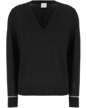 Paul Smith Long-Sleeve Knit Top - Black