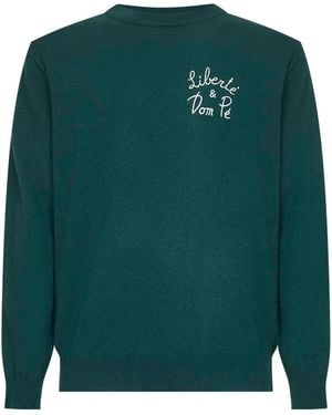 MC2 Saint Barth Ribbed Crewneck Jumpers - Green