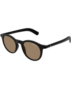 Montblanc Eyewear Round Frame Sunglasses - Metallic