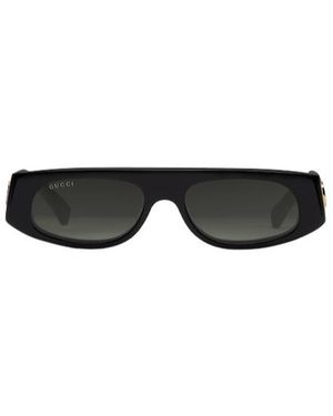 Gucci Eyewear Geometric Shaped Frame Sunglasses - White
