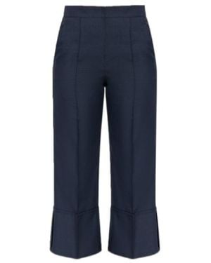 Theory Cuffed Pants - Blue