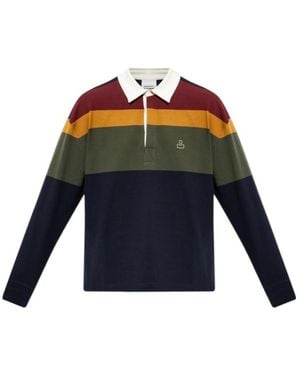 Isabel Marant Long-Sleeve Polo Shirt - Blue
