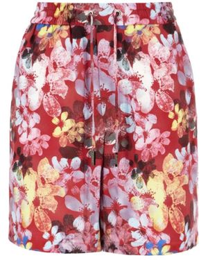 Iceberg Drawstring Shorts - Red