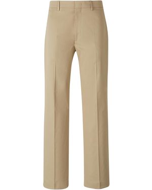 Berwich Regular Fit Chino Trousers - Natural