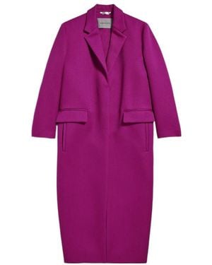 Balenciaga Long Sack Coat - Purple