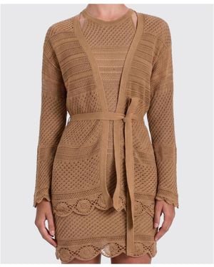 Twinset Blended Cardigan - Brown