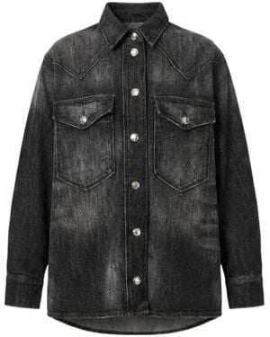 AllSaints Bryn Buttoned Pocket Shirt - Black