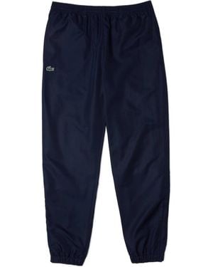 Lacoste Taffeta Closed Hem Tracksuit Bottoms - Blue