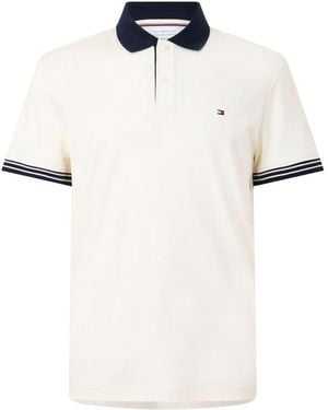Tommy Hilfiger 100% Cotton Casual Polo Shirt - White