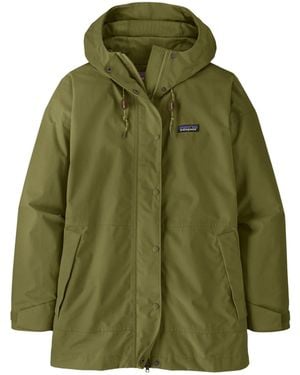 Patagonia W's Outdoor Everyday Rain Jacket Caper - Green