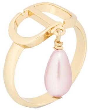 Dior Petit Cd Ring - White