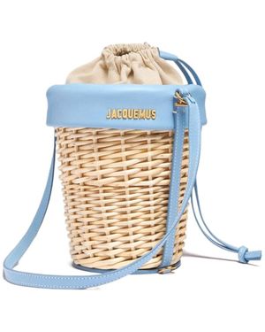 Jacquemus Le Panier Seau Bucket Bag - White