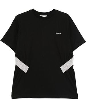 Coperni Logo Panel T-Shirt - Black
