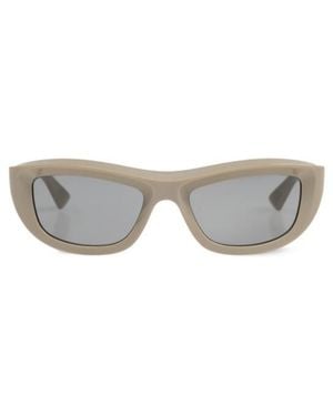 Bottega Veneta Logo Sunglasses - White