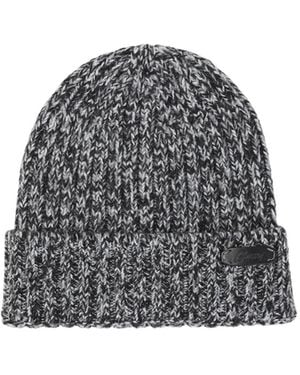 Brioni Ribbed Knit Hat - Gray