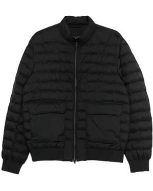 Herno Pocket Quilted Jacket - Black