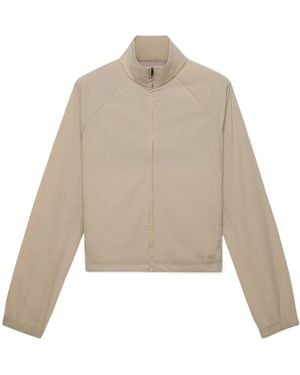On Shoes Embellished Recycled-Shell Jacket - Natural