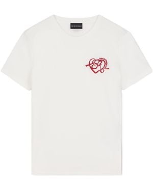 Emporio Armani Slim Fit T-Shirt - White