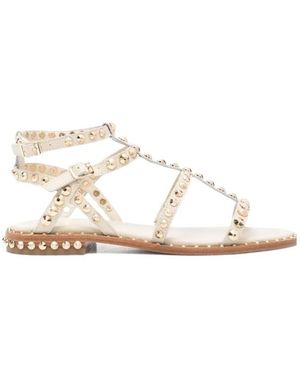 Ash Precious Studded Sandals - Natural