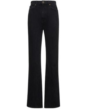 KHAITE High-Waist Flare Jeans - Black