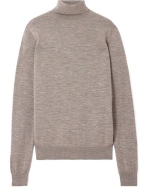 Frankie Shop Eve Wool Turtleneck Jumper - Grey
