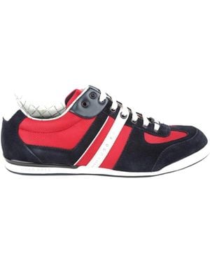 BOSS Round Head Lace Low-Cut Skate Shoes - Red