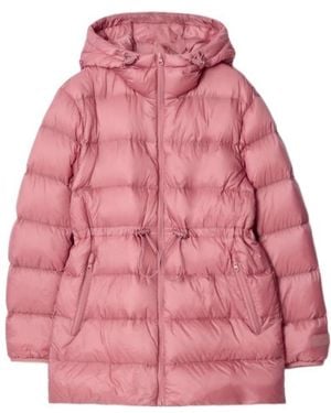 Burberry Nylon Puffer Coat - Pink