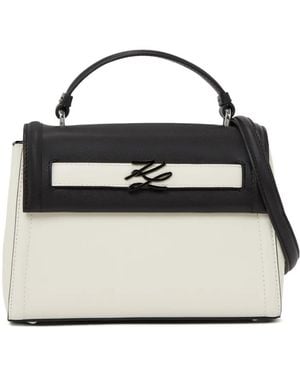 KARL LAGERFELD Small K/Autograph Tote Bag - Black