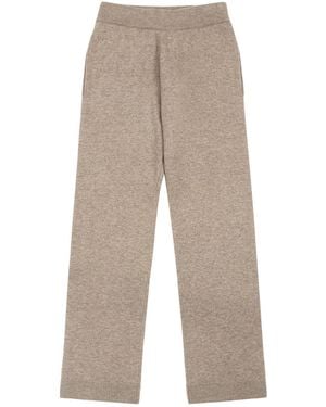 Entire studios Knitted Casual Trousers - White