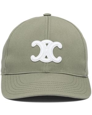 Celine Triomphe Baseball Cap - Green
