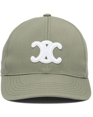Celine Triomphe Baseball Cap - Green