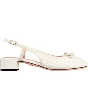 Dior Christian Ballet Slingback Pumps - Natural