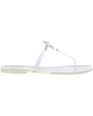 Tory Burch Mini Miller Jelly Sandals - White
