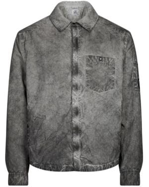C.P. Company Long-Sleeve Shirt Jacket - Gray