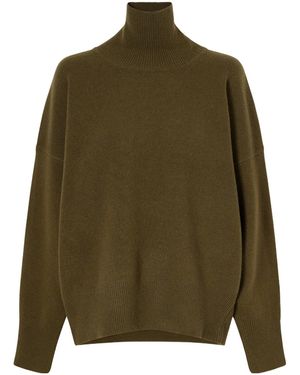Rohe Wool-Blend Turtleneck Jumper - Green