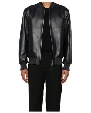 Mackage Long-Sleeved Leather Jacket - Black
